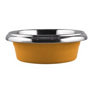 Bol pour animaux de compagnie en acier inoxydable isolé portable plat moderne écologique pour petits animaux Offre Spéciale bol pour animaux de compagnie - Product Image 1