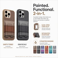 Étui de téléphone antichoc 2-en-1 de luxe en TPU+PC gaufré avec fente pour cartes et rangement portable pour cartes, compatible 15/17 Pro Max