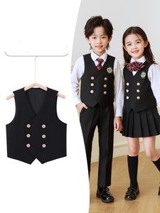 Nuevo Conjunto <span class=keywords><strong>de</strong></span> Uniforme Escolar Estilo Preppy para Jardín <span class=keywords><strong>de</strong></span> Niños y Primaria, Túnica <span class=keywords><strong>de</strong></span> Graduación para Niños y Disfraz para el Día del Niño - Product Image 5