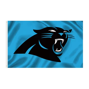 <strong>Carolina</strong> <strong>Panthers</strong> Banner 3' x 5' Banner <strong>Flag</strong> Single Sided - Indoor or Outdoor - Home D&eacute;cor <strong>Flag</strong> 100%polytest 100D - Product Image 5