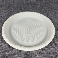 Y07 15% de réduction sur les assiettes jetables en amidon de maïs biodégradable avec couverts