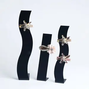 Hot Selling Scrunchie Houder Acryl Stand Haar Clip Acryl Houder Desktop Opslag Display Stand