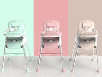 2023 chaise haute multifonctionnelle confortable pour l'alimentation de bébé/chaise haute à coussin Portable pour bébé et enfant