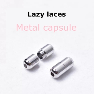Metall Schnürsenkel Schloss Zubehör Keine Krawatte Schnürsenkel Metall Lace Lock Sneaker Kits Silber <span class=keywords><strong>Gold</strong></span> Metall Schnalle - Product Image 2