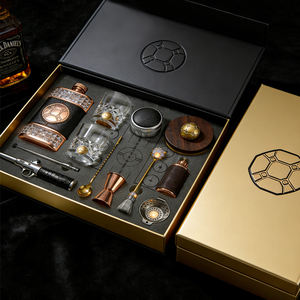 Ensemble de fumage de <span class=keywords><strong>whisky</strong></span> haut de gamme personnalisé, accessoires de fumage de cocktails, cadeaux et souvenirs pour événements sportifs de hockey sur glace, copeaux de bois - Product Image 1