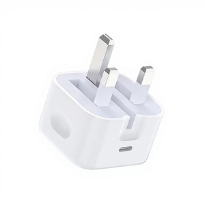 PD20W UK Standard Aluminum Alloy USB-C Charger with Foldable Plug for <strong>Earphone</strong> Smart Fast Charging <strong>Adapter</strong> - Product Image 1
