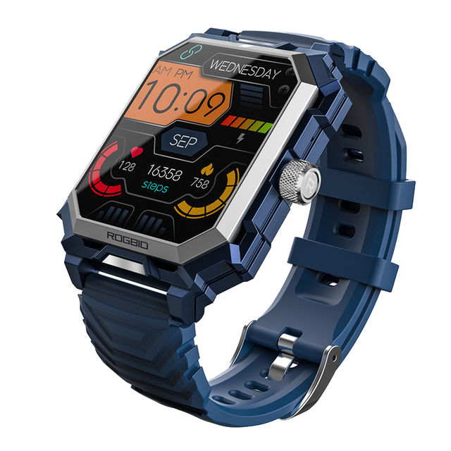 Model S3 Outdoor Sports Smart Watch with 1.96inch IPS Square IP68 Waterproof 4G Health Monitoring IOS Compatible Silicone Band