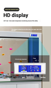 Grand aquarium en verre de 4 pieds (1,22 m) et 500 L avec système de filtration - Product Image 2