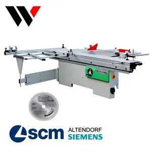 Qingdao Precision Cheap Price Auto Wood cutting Sliding Table Panel Saw Machine For Woodworking