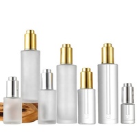 Venta al por Mayor de Fabricantes: Botellas de Vidrio Esmerilado Transparente con Gotero para Aceites Esenciales de 10ml, 20ml, 30ml y 50ml