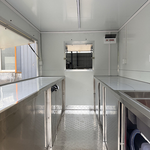 Camion de restauration de luxe, <span class=keywords><strong>remorque</strong></span> de food truck, <span class=keywords><strong>voiture</strong></span> de restauration mobile, camionnette de restauration de rue, <span class=keywords><strong>remorque</strong></span> à glaces avec toilettes à vendre - Product Image 6