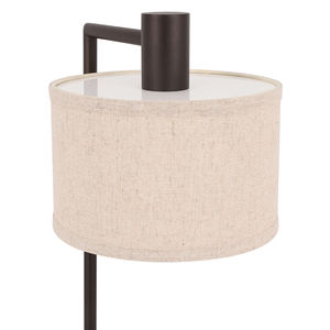 <span class=keywords><strong>Lampe</strong></span> de lecture en tissu Bronze foncé de chevet Simple classique décoration <span class=keywords><strong>lampe</strong></span> de table d'hôtel - Product Image 5