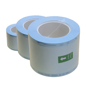 Autoclave de hospital, embalaje estéril médico, rollos planos de plástico, azul, verde, 200 metros, 100 metros, stock de fábrica - Product Image 6