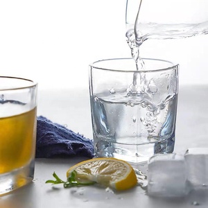 6 oz cơ sở nặng đá barware <span class=keywords><strong>cup</strong></span> vuông Old Fashioned nhựa <span class=keywords><strong>Whisky</strong></span> kính cho bourbon và Cocktail đồ uống - Product Image 2