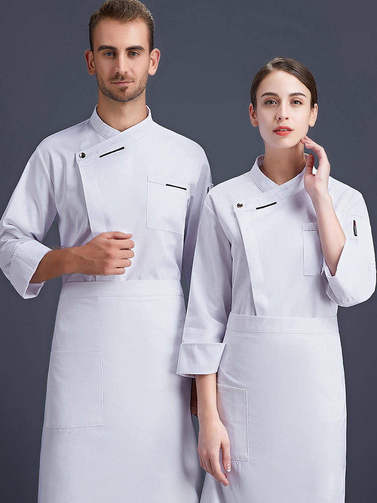 White Long Sleeve Chef Coat