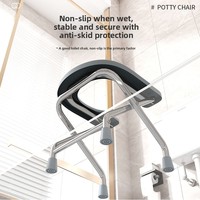Siège de toilette pliable traditionnel pour femmes enceintes, personnes âgées, usage domestique, conversion accroupissement-sidération, tabouret de toilette portable mobile