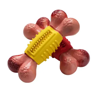 大狗宠物咀嚼玩具功能性天然橡胶啃仿真骨制品