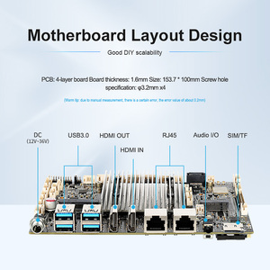 Rockchip Rk3588 Development Motherboard Android Pc Board Mini Itx Rk3568 Debian Motherboard With 4g Wifi Lcd Lvds - Product Image 6