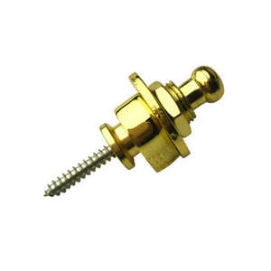 Correa antideslizante antidesprendimiento de metal para bajo de guitarra eléctrica con acabado dorado para marca Donlis - Product Image 2