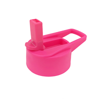 Bouchon en plastique à large ouverture pour gourde avec brosse de nettoyage et paille, idéal pour le camping et la randonnée (vente en gros)