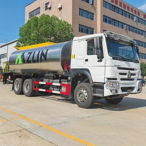 Camion distributeur d'asphalte HOWO 6X4 15000L, petit pulvérisateur de bitume avec pompe intelligente - Product Image 1