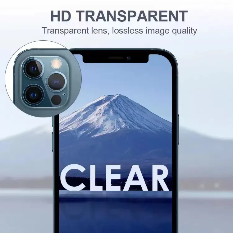 3d Camera Lens Protector Tempered Glass 2.5d Hd Clear Lens Film For Iphone 13