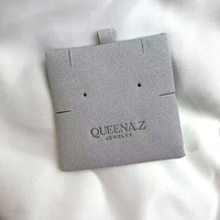 Pochette en microfibre velours pour bijoux, avec bouton-pression, pour collier de perles, boucles d'oreilles, broche, sac anti-oxydation, personnalisable avec nom