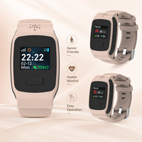 Montre de surveillance de la santé étanche avec signal GPS stable, rappel de médicaments, bracelet de suivi SOS pour les soins aux personnes âgées