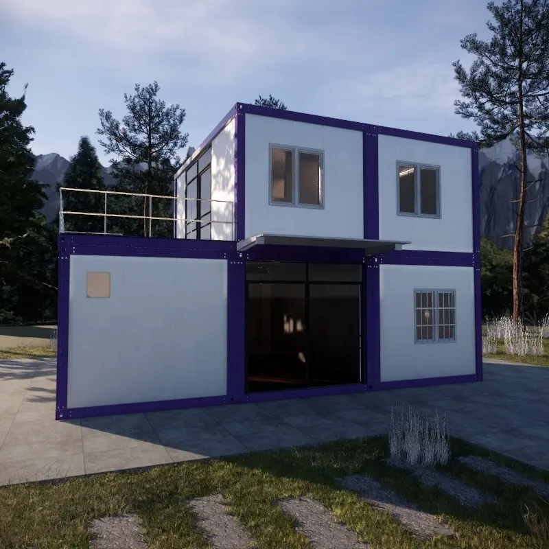 40ft Flat Pack Thuis Geprefabriceerde Container Huis Casa Prefabricada