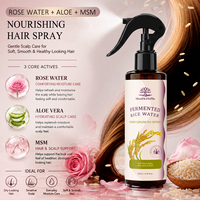 Kit de Spray Capillaire et Cuir Chevelu à l'Eau de Riz Fermentée Formule Personnalisée avec Biotine pour des Cheveux Plus Volumineux et Plus Forts – Soin Capillaire Sans Rinçage – Fabricant