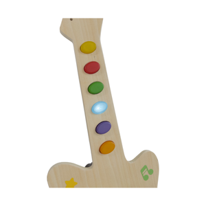 <span class=keywords><strong>Jouet</strong></span> <span class=keywords><strong>Guitare</strong></span> <span class=keywords><strong>en</strong></span> <span class=keywords><strong>Bois</strong></span> Lumineux LED pour Enfants, Instrument de Musique Éducatif Créatif pour l'Apprentissage Précoce, Produit de Marque - Product Image 5