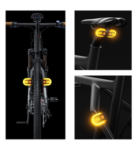 Feu arrière de vélo LED rechargeable USB, clignotants sans fil, clignotants arrière, feux arrière de scooter - Product Image 5