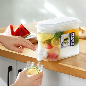 MIXWARES Distributeur de boissons froides grande capacité <span class=keywords><strong>avec</strong></span> <span class=keywords><strong>robinet</strong></span> en plastique pour réfrigérateur - Product Image 3