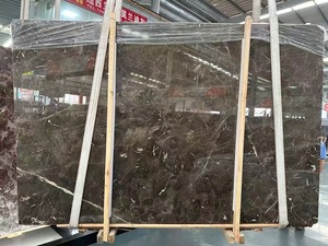 Custom <strong>Dark</strong> <strong>Emperador</strong> <strong>Marble</strong> Polished Slab Tiles Modern Interior Design for Warehouses Economically Priced Natural Stone Floor - Product Image 2