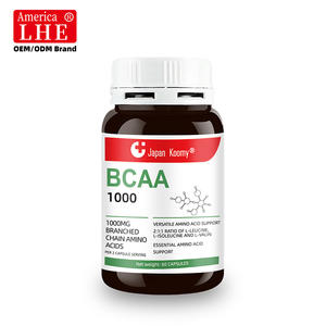 Instant BCAA Capsules <span class=keywords><strong>Keto</strong></span>-vriendelijk, gevorkte ketens essentiële aminozuren, 1000mg BCAA supplementen, 60 capsules - Product Image 1