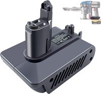 Adaptateur DW31B pour batterie au lithium Dewalt 20V vers aspirateur Dyson 21,6V Type-B DC31 DC34 DC35 DC44 DC45