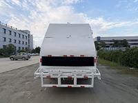 Camion à ordures compacteur d'occasion de 6 mètres cubes, châssis Dongfeng Dolica, Quanchai Euro 6, benne à levage arrière avec télécommande