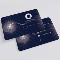 Tarjetas de Visita de Cartulina con Impresión de Logotipo en Brillo de Lujo, Código QR, Tarjetas de Agradecimiento para Bodas, Tarjetas VIP, Papel Ecológico