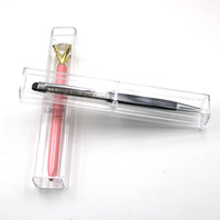 Étui à stylos fantaisie en papier transparent, mignon et abordable, avec couleurs et logo personnalisables pour la promotion/les affaires/l'école/le bureau