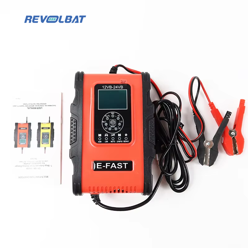 Revolbat TK-500 12V/12A 24V/6A自動車用スマート充電器全自動リン酸 