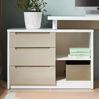 Bureau d'angle moderne en bois au style nordique, équipement de bureau pour la maison, 120321