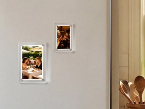 OEM Manufacturer Durable Acrylic Magnetic Photo <b>Frame</b> <b>Frameless</b> Picture Holder with Easy Photo Replacement Design Fridge Magnets - Product Image 2