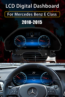 Panel de Instrumentos LCD con Velocímetro Inteligente para Mercedes-Benz Clase E 2010-2015, Sistema Linux de 12.3 Pulgadas, Precio de Fábrica
