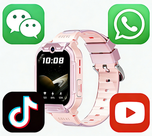 Reloj Inteligente para Niños con Cámara, Chat de Voz y Fotos, Pantalla TFT Cuadrada, Resistente al Agua IP67, Botón SOS, Posicionamiento, Android para Niños y Niñas - Product Image 6