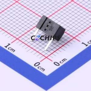 TC-1101DE-C-C Tactile Switch Through hole Component THT Switch Single Pole Single Throw Rectangle Button 2.6N Right Angle Insert - Product Image 2