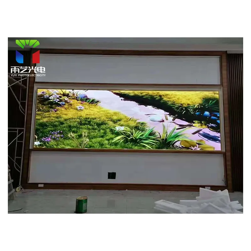 Modul Peraga Led Dalam Ruangan Harga Rendah Kualitas Tinggi 32X32 Piksel Modul P4 LED 128*128Mm Penuh Warna