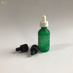 Botella <span class=keywords><strong>de</strong></span> Vidrio Verde <span class=keywords><strong>de</strong></span> <span class=keywords><strong>30</strong></span> ml con Gotero Europeo y <span class=keywords><strong>Cesta</strong></span> <span class=keywords><strong>de</strong></span> Flores, Pipeta Dorada para Aceite Facial y Sérum - Product Image 4