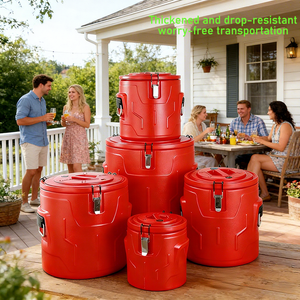 Promotional 5-Piece Set of Strong Cooler Box 4-7-15-30-60L for Ice Cold Beverages Warm Food Beverage Tubs Warmer - Product Image 1