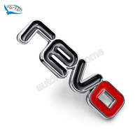 Logo de voiture en plastique ABS noir brillant personnalisé de pièces d'auto autocollant 3D autocollant plaque signalétique insigne d'emblème de voiture pour Hilux Revo
