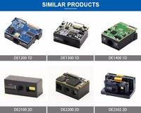 DE2120 Mini module de scanner de codes à barres USB haute vitesse TTL RS232 1D 2D moteur d'analyse de lecteur de Code QR